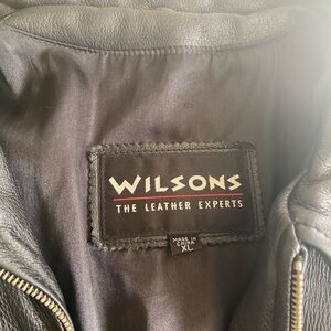 Wilsons Vintage Black Leather Jacket. Women’s.